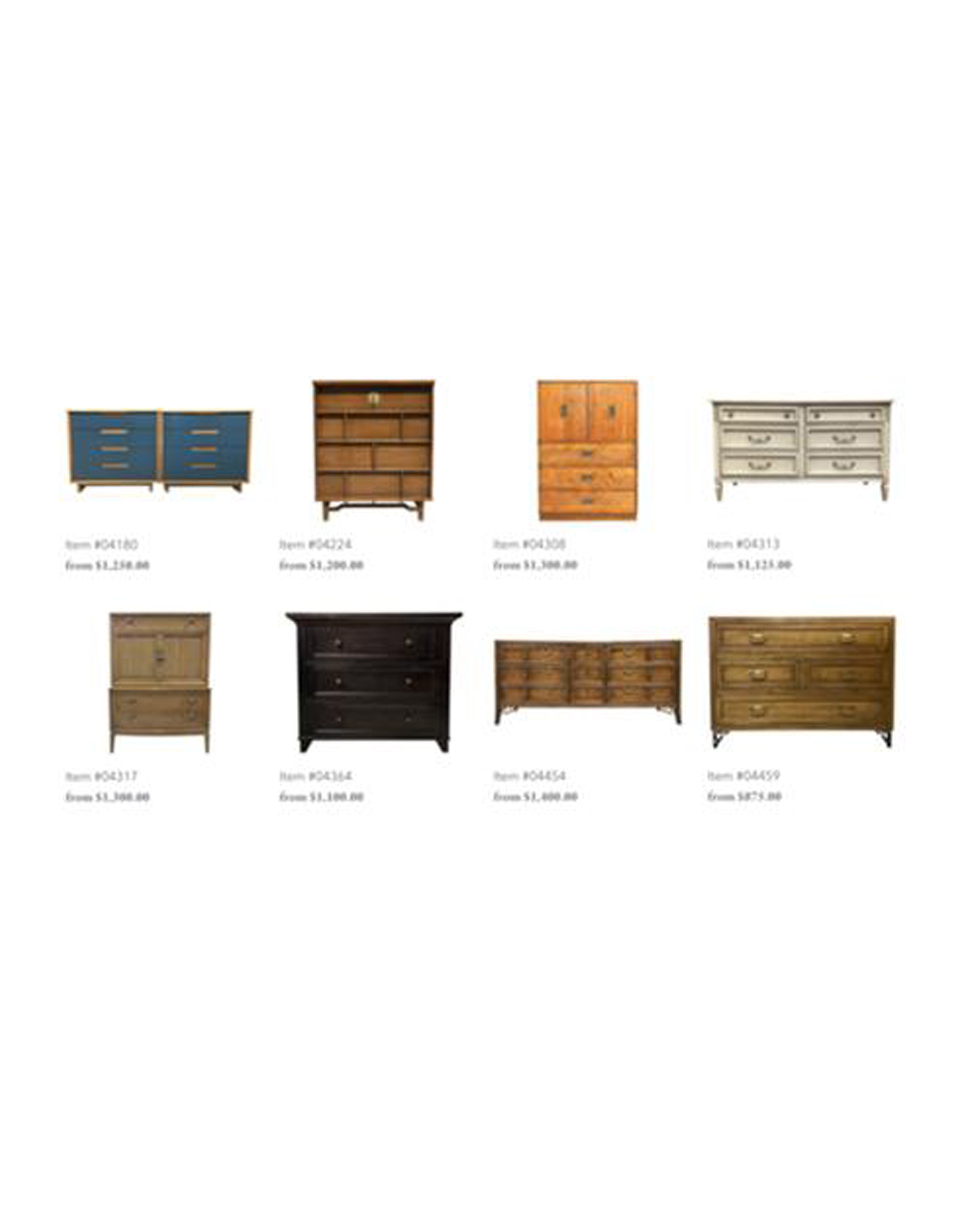 MUST-HAVE MEGMADE DRESSERS, TALL BOYS, AND IN-BETWEEN!
