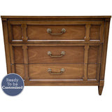 36" Unfinished 3 Drawer Drexel Vintage Dresser #08746