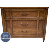 36" Unfinished 3 Drawer Drexel Vintage Dresser #08747