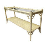54" Unfinished Vintage Bamboo Style Console #08751