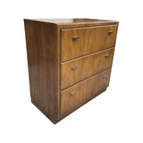 30.25" Unfinished 3 Drawer Drexel Vintage Dresser #08752