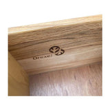 30.25" Unfinished 3 Drawer Drexel Vintage Dresser #08752
