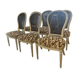 23" Finished Vintage Chair Set of 6 #08757