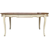 55"-71"-87'' Unfinished Vintage Dining Table Extendable #08775
