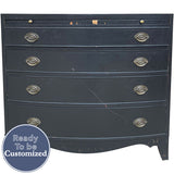 38" Unfinished 4 Drawer Irwin Vintage Dresser #08790