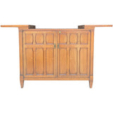 36"-52.5" Unfinished 2 Door Drexel Vintage Bar Cart #08818