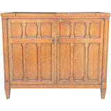 36"-52.5" Unfinished 2 Door Drexel Vintage Bar Cart #08818