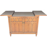 36"-52.5" Unfinished 2 Door Drexel Vintage Bar Cart #08818