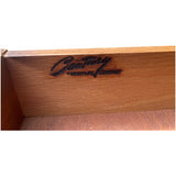 62" Finished 9 Drawer Century Vintage Dresser #08802