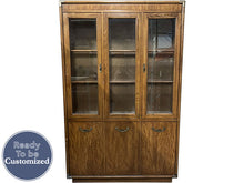 Load image into Gallery viewer, 48&quot; Unfinished 4 Door Vintage Hutch #08362
