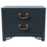 28" Unfinished 2 Drawer Vintage Single Nightstand #07458