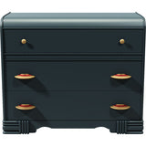 42" Unfinished 3 Drawer Vintage Dresser #08699