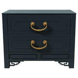 28" Unfinished 2 Drawer Vintage Single Nightstand #07458