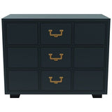 33" Unfinished 3 Drawer Artefacts Vintage Dresser #08455