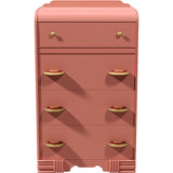 30" Unfinished 4 Drawer Vintage Tallboy #08698