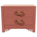 28" Unfinished 2 Drawer Vintage Single Nightstand #07458