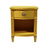 19" Unfinished 1 Drawer Vintage Single Nightstand #07972