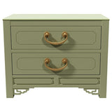 28" Unfinished 2 Drawer Vintage Single Nightstand #07458