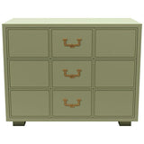 33" Unfinished 3 Drawer Artefacts Vintage Dresser #08455
