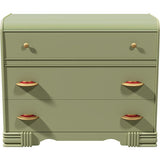 42" Unfinished 3 Drawer Vintage Dresser #08699