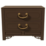 28" Unfinished 2 Drawer Vintage Single Nightstand #07458