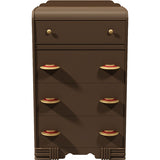 30" Unfinished 4 Drawer Vintage Tallboy #08698