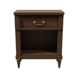 19" Unfinished 1 Drawer CenTury Vintage Single Nightstand #08442