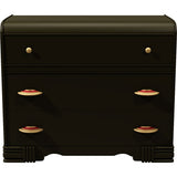 42" Unfinished 3 Drawer Vintage Dresser #08699