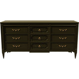 66" Unfinished 9 Drawer American Of Martinsville Vintage Dresser #08723