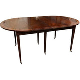 23"-87.5" Unfinished Baker Furniture Vintage Table #08407