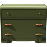 42" Unfinished 3 Drawer Vintage Dresser #08699