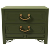 28" Unfinished 2 Drawer Vintage Single Nightstand #07458