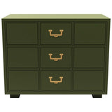 33" Unfinished 3 Drawer Artefacts Vintage Dresser #08455