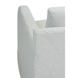 Sylvie Slipcovered Swivel Chair
