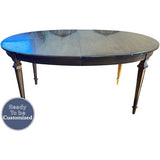 66" Unfinished Vintage Dining Table #08354