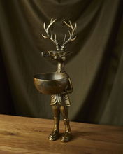 Load image into Gallery viewer, Frankie Brass Deer Dishstand
