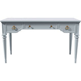 51" Unfinished 3 Drawer Vintage Console Table #08683