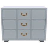 33" Unfinished 3 Drawer Artefacts Vintage Dresser #08455