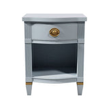 19" Unfinished 1 Drawer Vintage Single Nightstand #07972