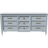 66" Unfinished 9 Drawer American Of Martinsville Vintage Dresser #08723