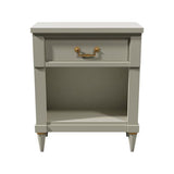 19" Unfinished 1 Drawer CenTury Vintage Single Nightstand #08442