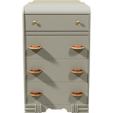 30" Unfinished 4 Drawer Vintage Tallboy #08698