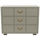 33" Unfinished 3 Drawer Artefacts Vintage Dresser #08455