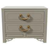 28" Unfinished 2 Drawer Vintage Single Nightstand #07458