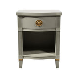 19" Unfinished 1 Drawer Vintage Single Nightstand #07972
