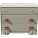 42" Unfinished 3 Drawer Vintage Dresser #08699