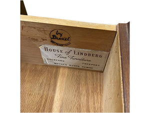 56" Unfinished 6 Drawer House Of Lindberg Vintage Dresser #08450
