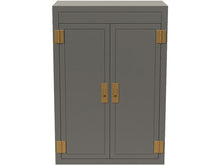 Load image into Gallery viewer, 32&quot; Unfinished 2 Door Vintage Hutch #08110
