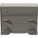 42" Unfinished 3 Drawer Vintage Dresser #08699