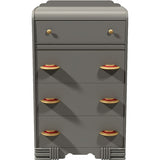 30" Unfinished 4 Drawer Vintage Tallboy #08698